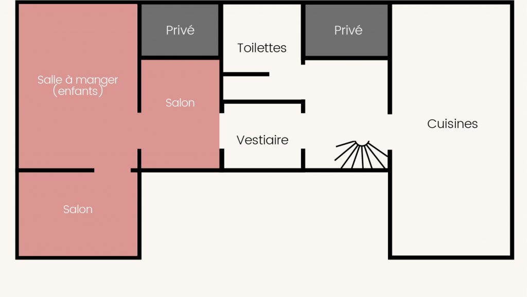 CHATEAU DE LA CHESNAIE / PLAN SOUS SOL/ CAVES VOUTEES